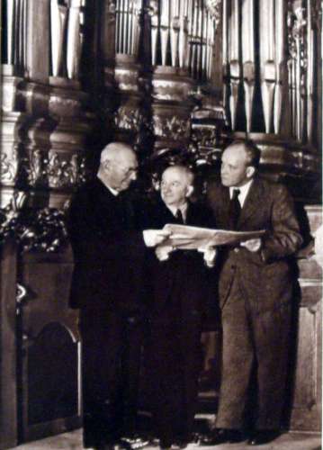 Rudolf (Anton Maria) Klafsky, Viktor Dostal und Josef Thomas Biegler