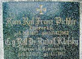 Rudolf Klafsky, Gedenktafel